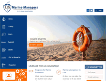 Tablet Screenshot of ligmarine.com